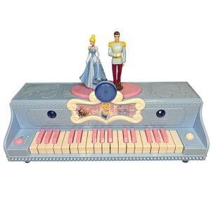 Vintage Disney Cinderella Rotating Grand Piano Musical Toy